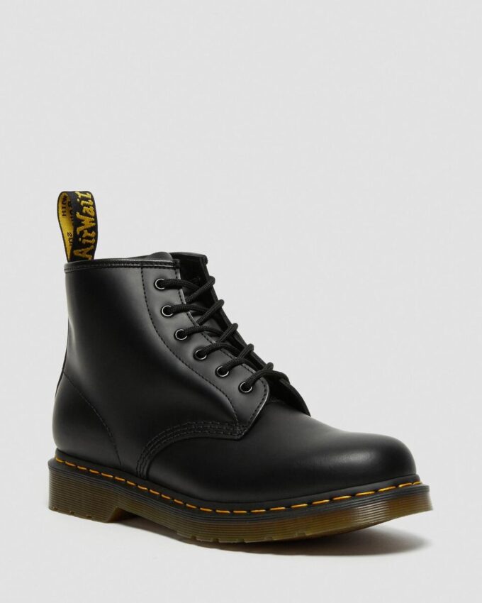 101 Yellow Stitch Smooth Leather Ankle Boots 101 Yellow Stitch Smooth Leather Ankle Boots