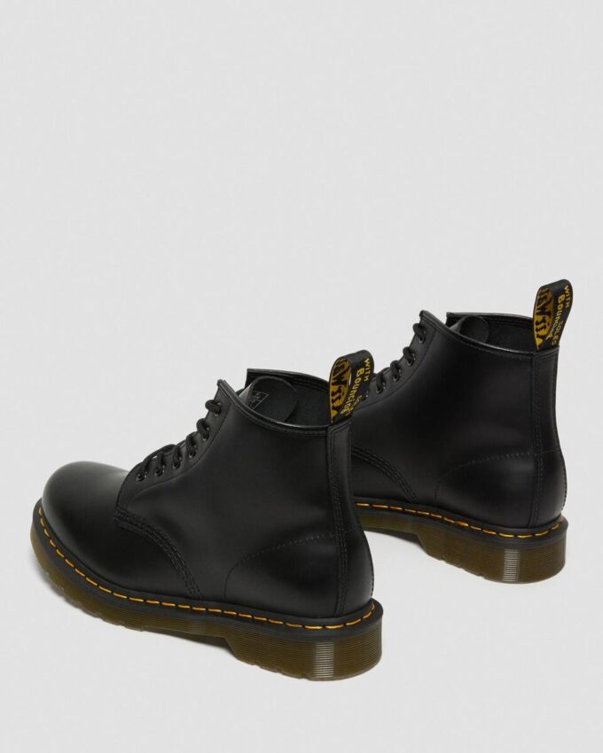 101 Yellow Stitch Smooth Leather Ankle Boots 101 Yellow Stitch Smooth Leather Ankle Boots