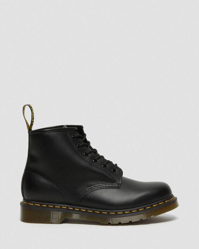 101 Yellow Stitch Smooth Leather Ankle Boots 101 Yellow Stitch Smooth Leather Ankle Boots