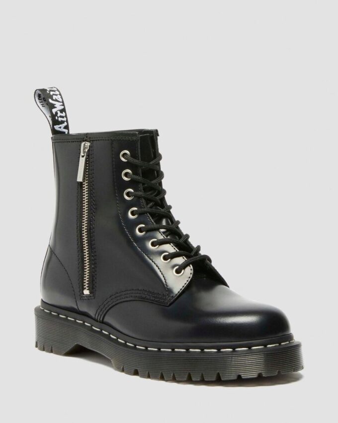 1460 Bex Smooth Leather Lace and Zip Boots 1460 Bex Smooth Leather Lace and Zip Boots