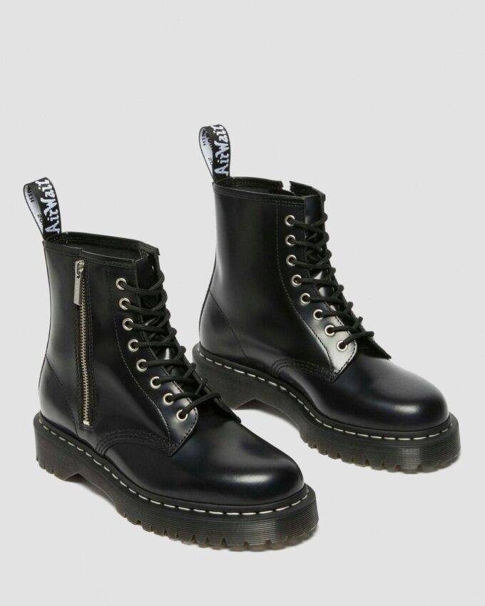 1460 Bex Smooth Leather Lace and Zip Boots 1460 Bex Smooth Leather Lace and Zip Boots