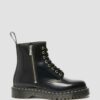 1460 Bex Smooth Leather Lace and Zip Boots 1460 Bex Smooth Leather Lace and Zip Boots