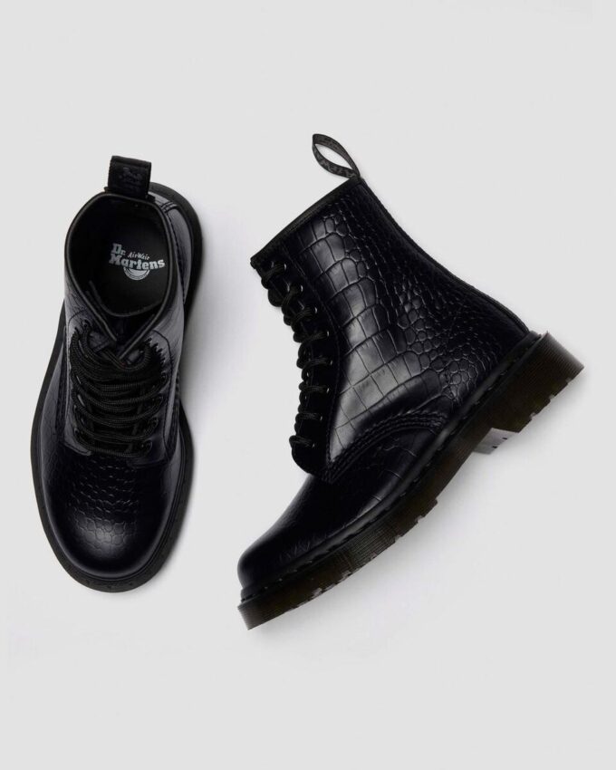 1460 CROCO Croc Emboss Leather Boots 1460 CROCO Croc Emboss Leather Boots