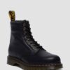 1460 Faux Fur Lined Grizzly Leather Lace Up Boots 1460 Faux Fur Lined Grizzly Leather Lace Up Boots