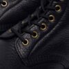 1460 Faux Fur Lined Grizzly Leather Lace Up Boots 1460 Faux Fur Lined Grizzly Leather Lace Up Boots