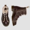 1460 Faux Fur Lined Lace-to-toe Leather Boots 1460 Faux Fur Lined Lace-to-toe Leather Boots