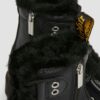 1460 Faux Fur Lined Leather Lace Up Boots 1460 Faux Fur Lined Leather Lace Up Boots