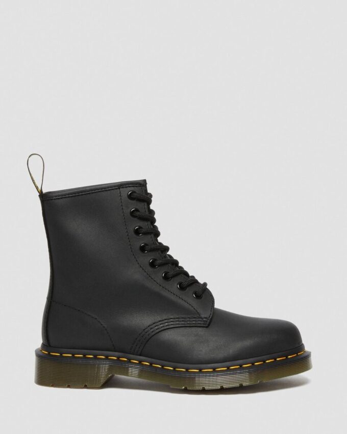 1460 Greasy Leather Lace Up Boots