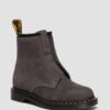 1460 LACELESS Nubuck Slip On Boots 1460 LACELESS Nubuck Slip On Boots
