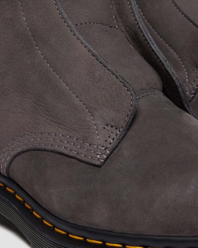 1460 LACELESS Nubuck Slip On Boots 1460 LACELESS Nubuck Slip On Boots