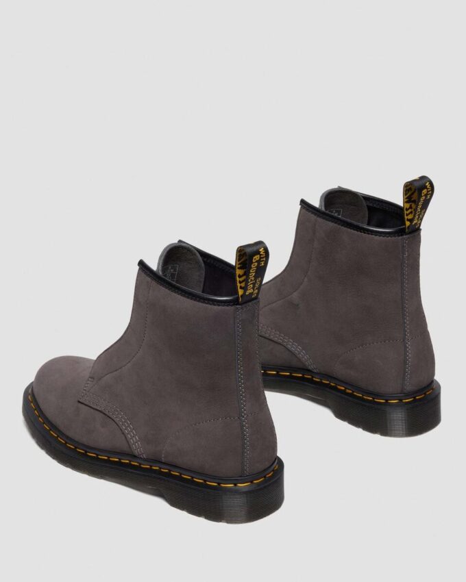 1460 LACELESS Nubuck Slip On Boots 1460 LACELESS Nubuck Slip On Boots