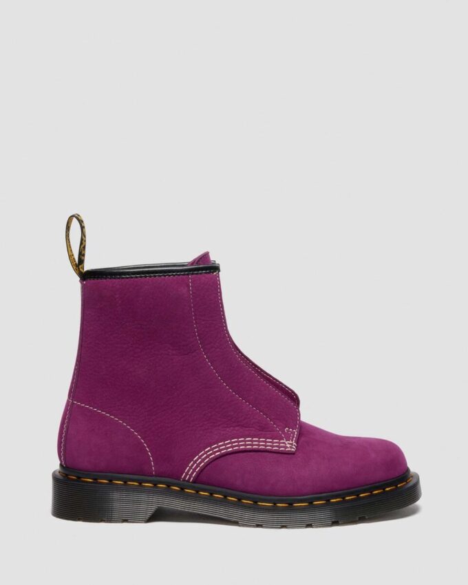 1460 LACELESS Nubuck Slip On Boots 1460 LACELESS Nubuck Slip On Boots