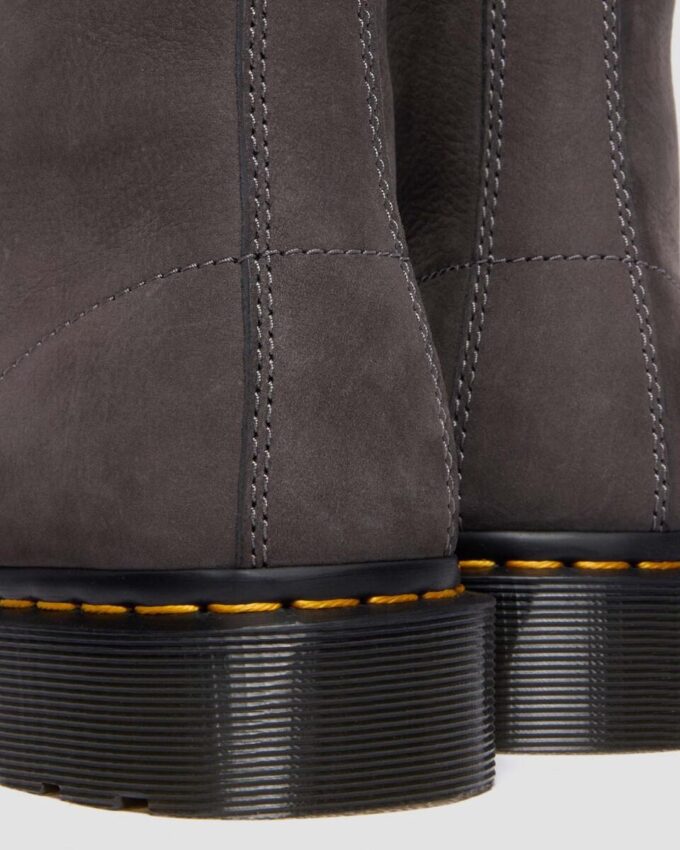 1460 LACELESS Nubuck Slip On Boots 1460 LACELESS Nubuck Slip On Boots