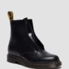 1460 LACELESS Smooth Leather Slip On Boots 1460 LACELESS Smooth Leather Slip On Boots