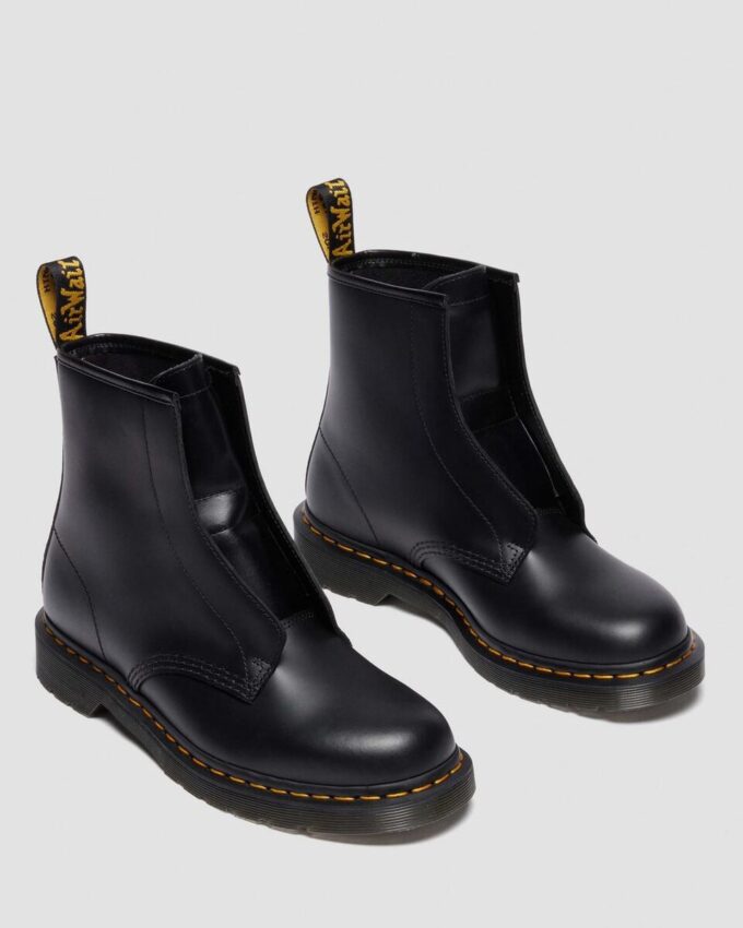 1460 LACELESS Smooth Leather Slip On Boots 1460 LACELESS Smooth Leather Slip On Boots