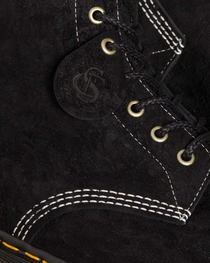 1460 Made in England Emboss Suede Lace Up Boots 1460 Made in England Emboss Suede Lace Up Boots