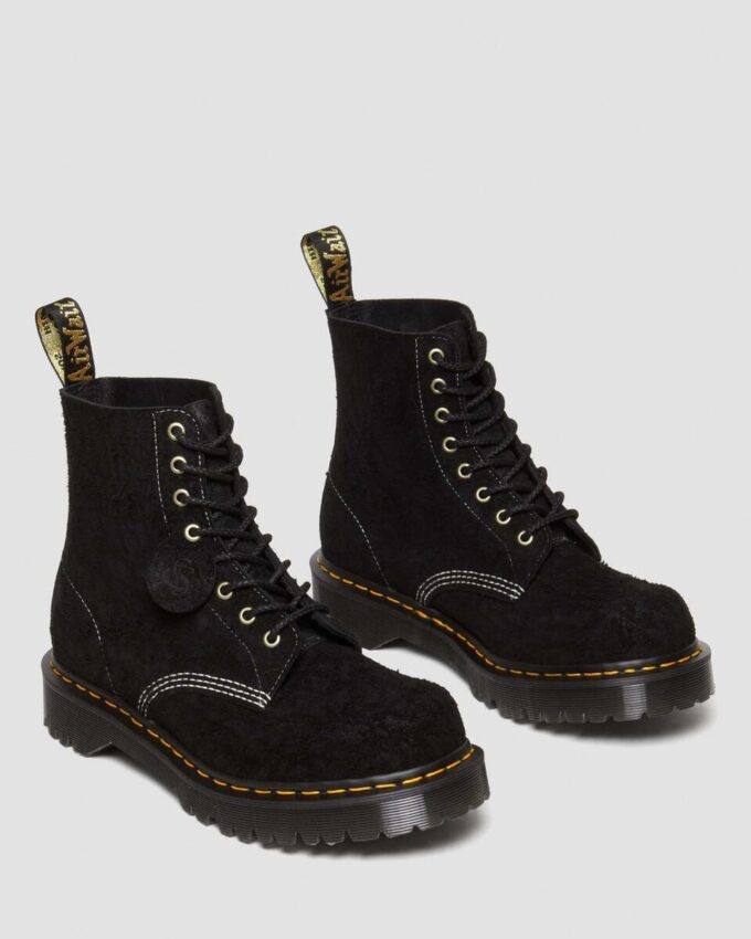 1460 Made in England Emboss Suede Lace Up Boots 1460 Made in England Emboss Suede Lace Up Boots
