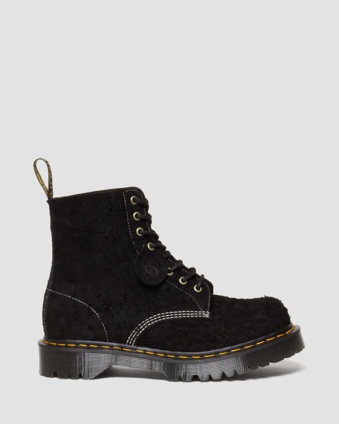 1460 Made in England Emboss Suede Lace Up Boots 1460 Made in England Emboss Suede Lace Up Boots