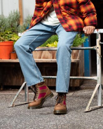 1460 Made in England Padded Panel Lace Up Boots