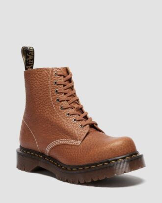 1460 Made in England Soft Boa Embossed Leather Bump Toe Boots 1460 Made in England Soft Boa Embossed Leather Bump Toe Boots