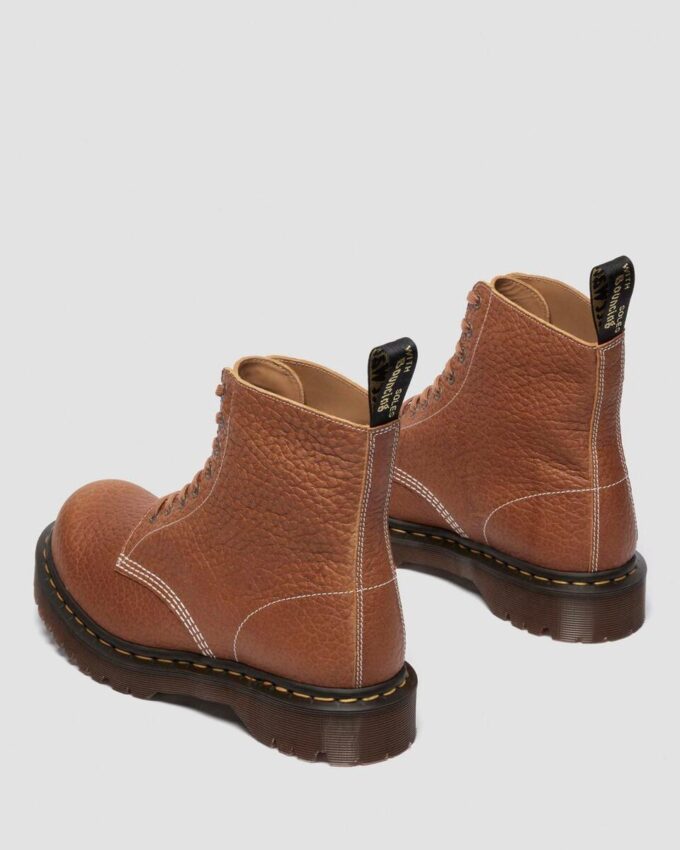 1460 Made in England Soft Boa Embossed Leather Bump Toe Boots 1460 Made in England Soft Boa Embossed Leather Bump Toe Boots