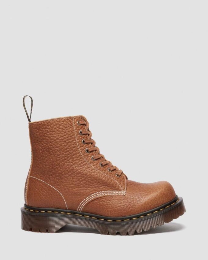 1460 Made in England Soft Boa Embossed Leather Bump Toe Boots 1460 Made in England Soft Boa Embossed Leather Bump Toe Boots