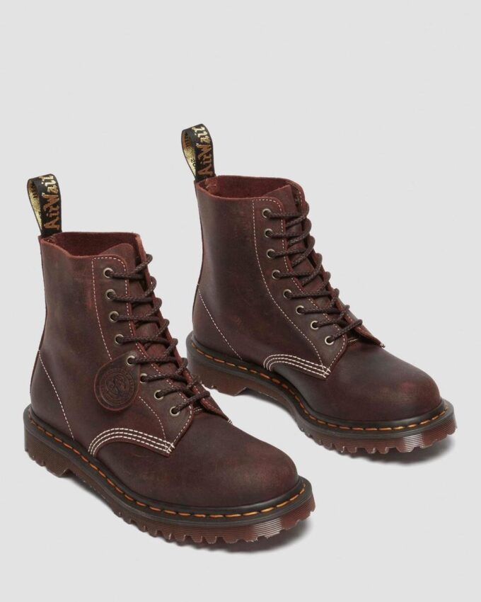 1460 Made in England Wax Commander Lace Up Boots 1460 Made in England Wax Commander Lace Up Boots