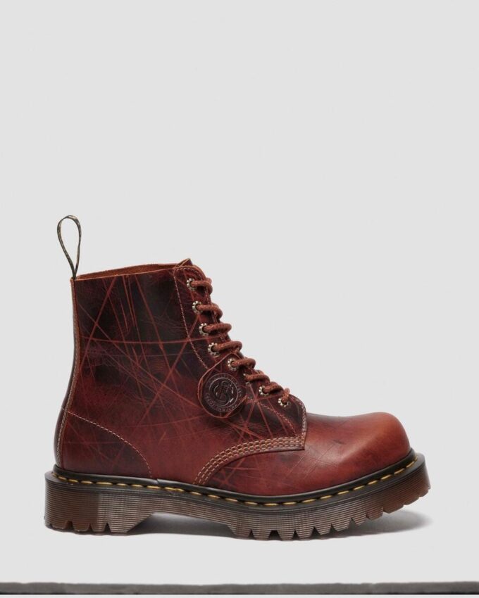1460 Pascal Bex Made In England Leather Bump Toe Boots