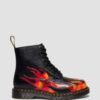 1460 PASCAL FLAME Arcadia Rub Off Leather Boots 1460 PASCAL FLAME Arcadia Rub Off Leather Boots