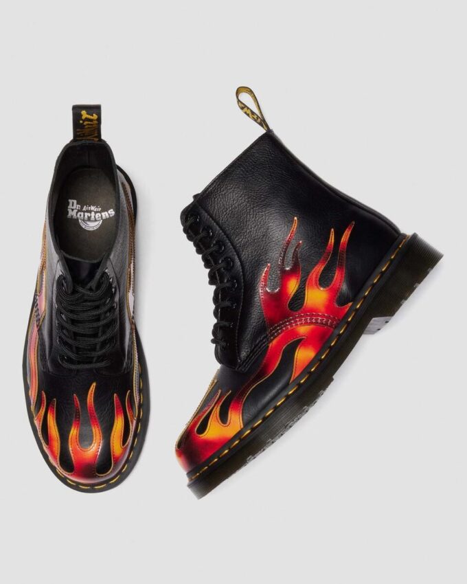 1460 PASCAL FLAME Arcadia Rub Off Leather Boots 1460 PASCAL FLAME Arcadia Rub Off Leather Boots