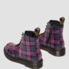 1460 PASCAL JUNIOR PINK TARTAN LACE UP KIDS BOOTS 1460 PASCAL JUNIOR PINK TARTAN LACE UP KIDS BOOTS