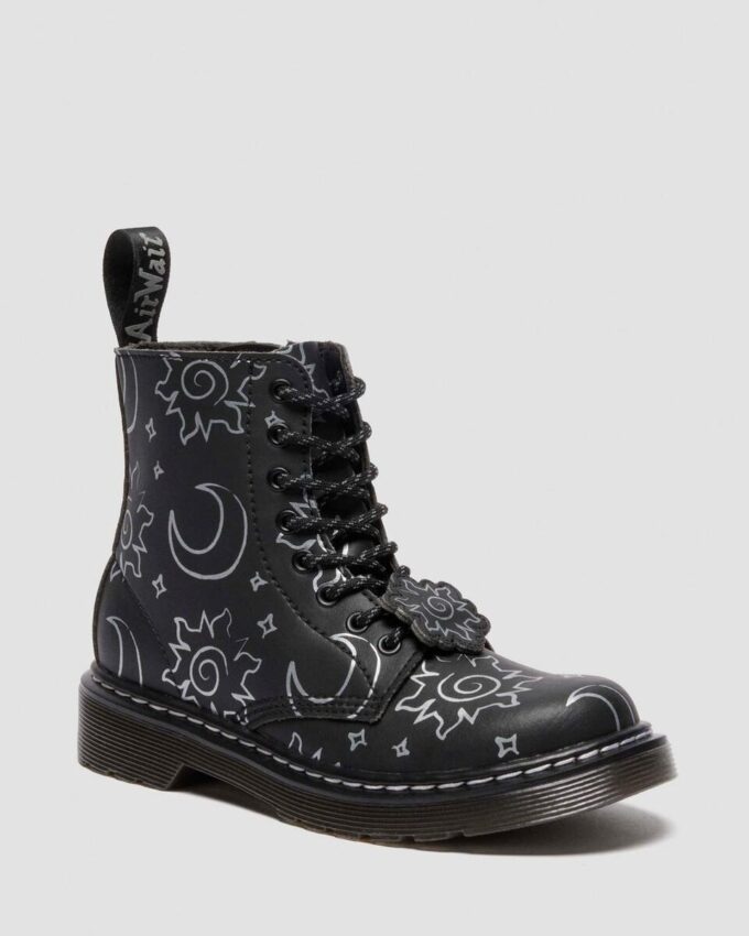 1460 PASCAL JUNIOR Reclaimed Leather Kids Lace Up Boots 1460 PASCAL JUNIOR Reclaimed Leather Kids Lace Up Boots