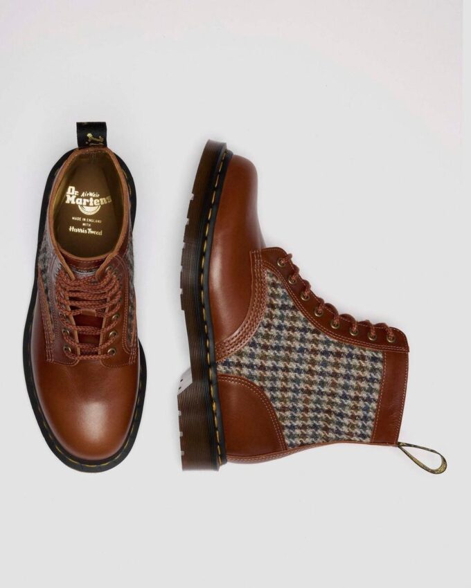 1460 Pascal Made In England Harris Tweed and Leather Boots 1460 Pascal Made In England Harris Tweed and Leather Boots