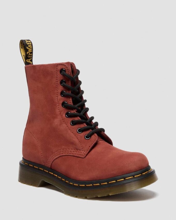 1460 Pascal Nubuck Leather Lace Up Boots 1460 Pascal Nubuck Leather Lace Up Boots