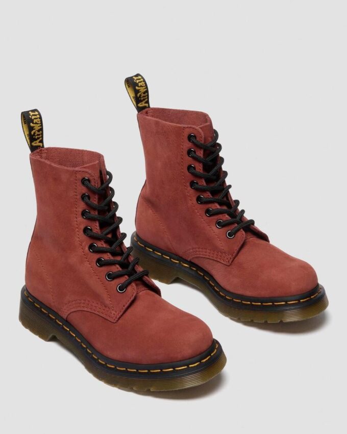 1460 Pascal Nubuck Leather Lace Up Boots 1460 Pascal Nubuck Leather Lace Up Boots