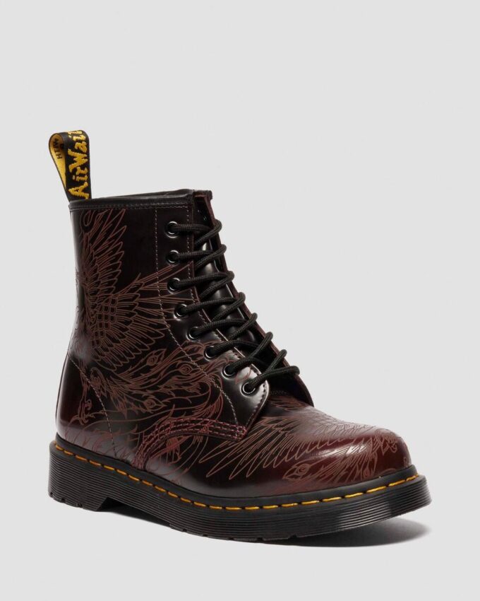 1460 PHOENIX Arcadia Rub Off Leather Boots 1460 PHOENIX Arcadia Rub Off Leather Boots