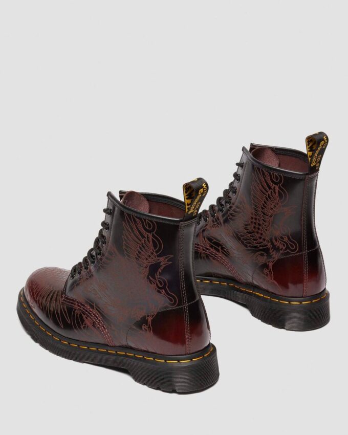 1460 PHOENIX Arcadia Rub Off Leather Boots 1460 PHOENIX Arcadia Rub Off Leather Boots