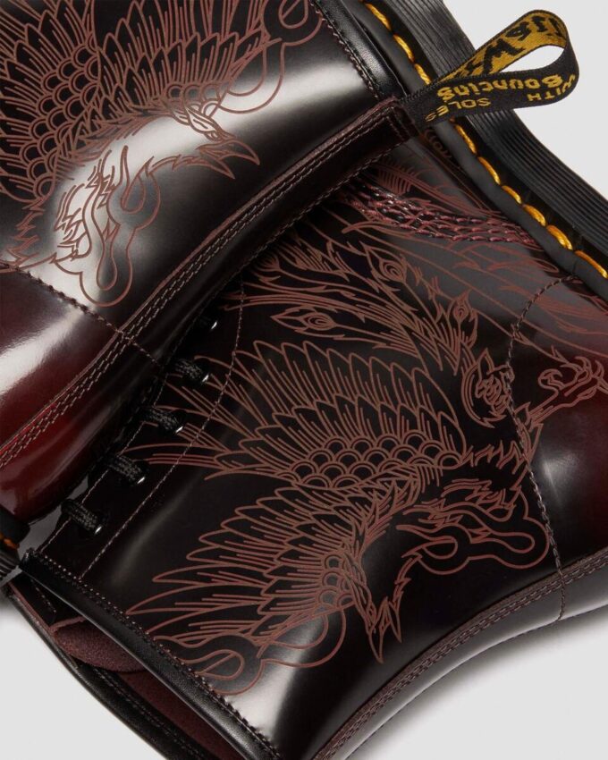 1460 PHOENIX Arcadia Rub Off Leather Boots 1460 PHOENIX Arcadia Rub Off Leather Boots