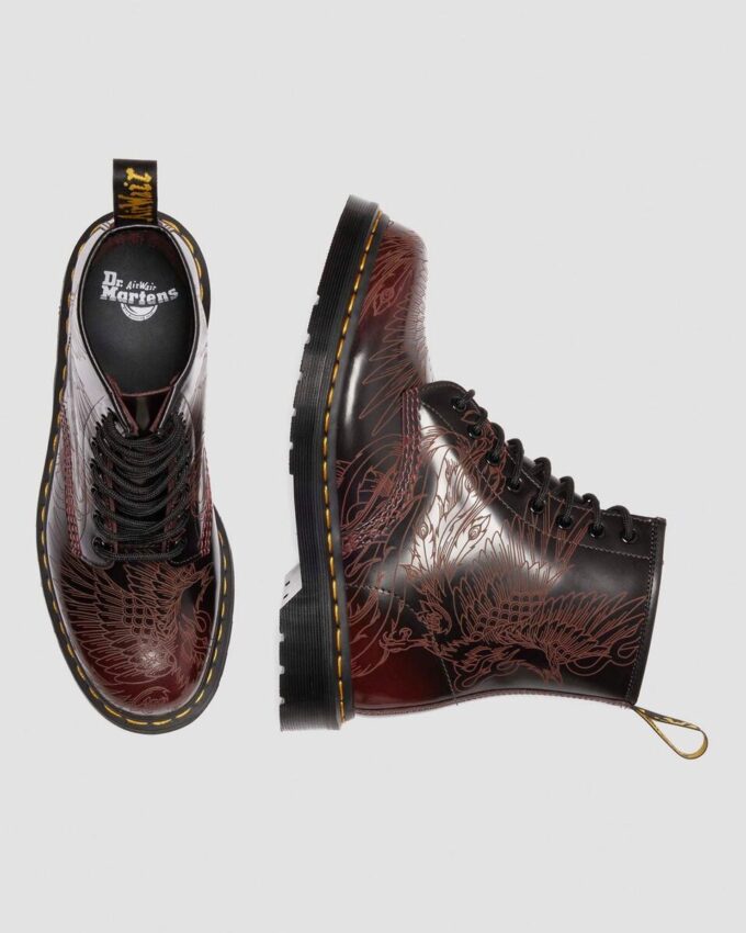 1460 PHOENIX Arcadia Rub Off Leather Boots 1460 PHOENIX Arcadia Rub Off Leather Boots