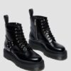 1460 Quad Harness Leather Platform Boots 1460 Quad Harness Leather Platform Boots