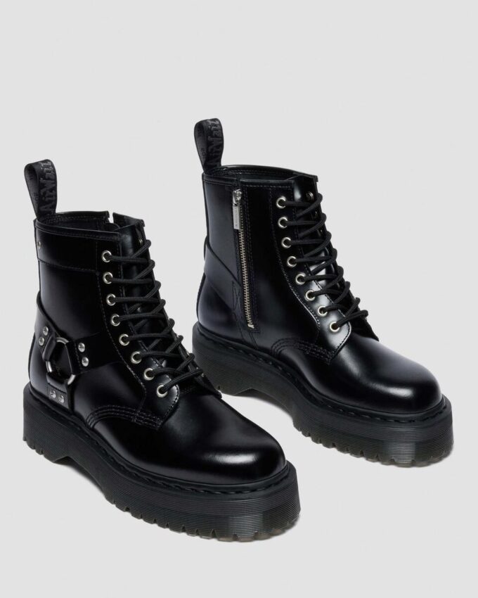 1460 Quad Harness Leather Platform Boots 1460 Quad Harness Leather Platform Boots