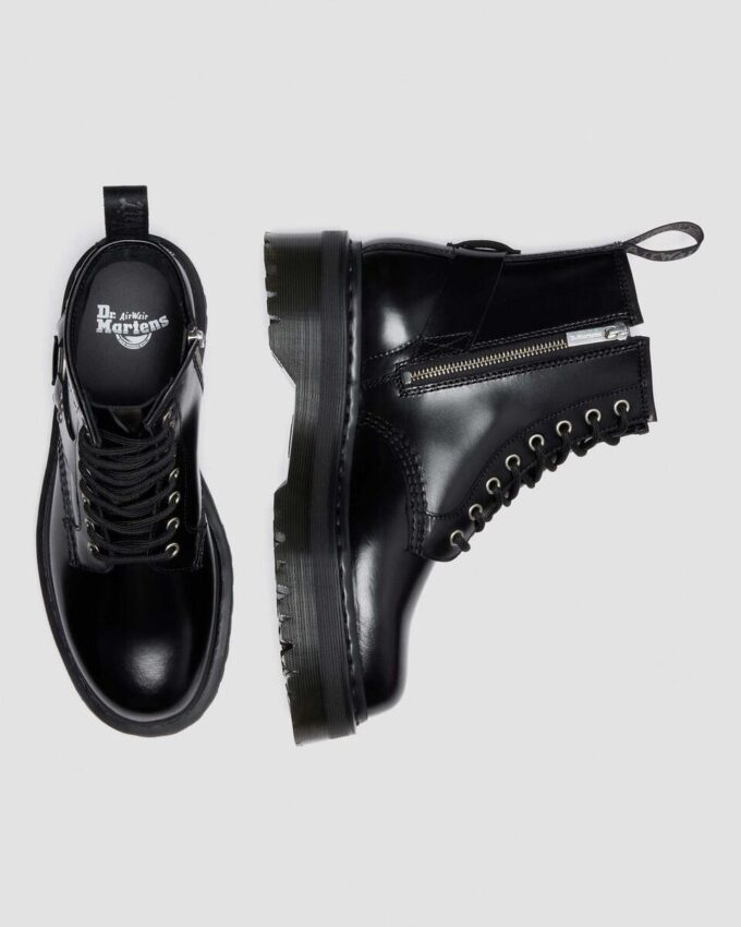1460 Quad Harness Leather Platform Boots 1460 Quad Harness Leather Platform Boots