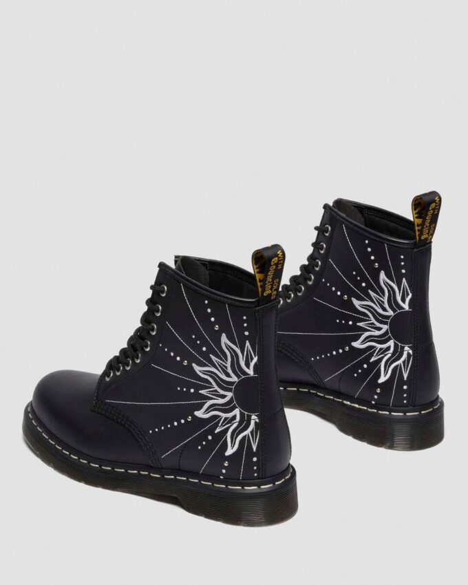 1460 SOLAR FLARE Reclaimed Leather Lace Up Boots 1460 SOLAR FLARE Reclaimed Leather Lace Up Boots