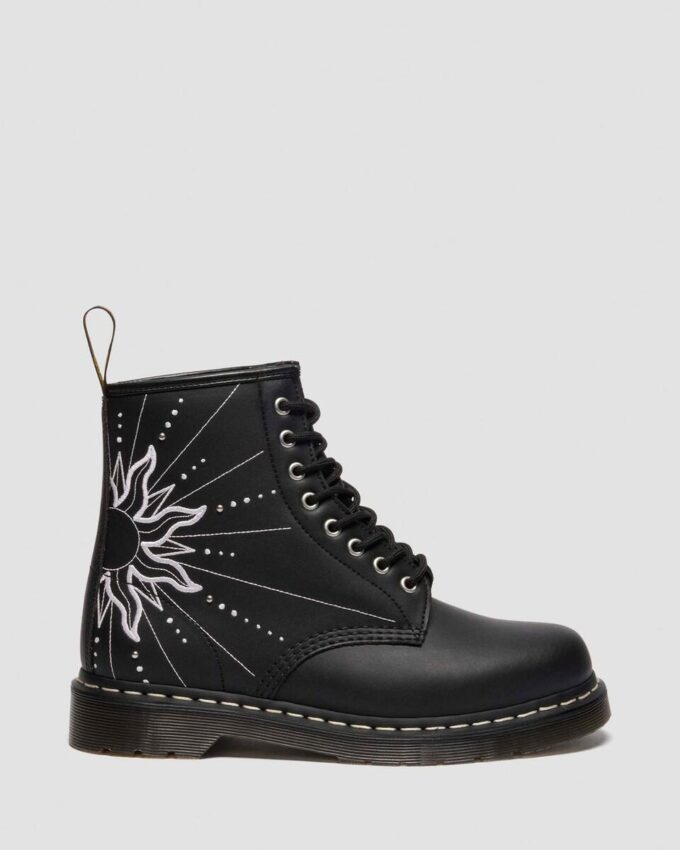 1460 SOLAR FLARE Reclaimed Leather Lace Up Boots 1460 SOLAR FLARE Reclaimed Leather Lace Up Boots