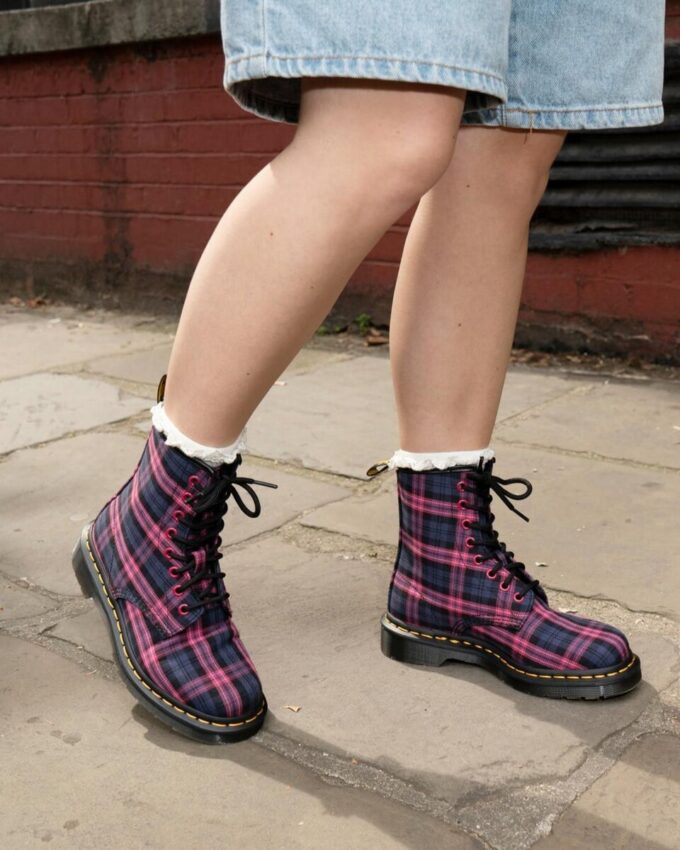 1460 Tartan Lace Up Boots 1460 Tartan Lace Up Boots