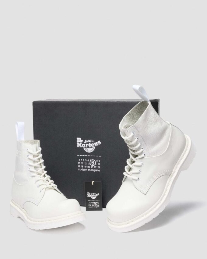 1460 Twist MM6 Smooth + Virginia Leather Lace Up Boots 1460 Twist MM6 Smooth + Virginia Leather Lace Up Boots