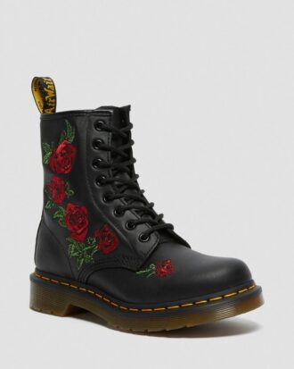 1460 Vonda Floral Leather Lace Up Boots 1460 Vonda Floral Leather Lace Up Boots