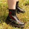 1460 Vonda Floral Leather Lace Up Boots 1460 Vonda Floral Leather Lace Up Boots