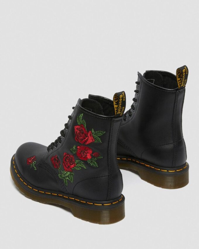 1460 Vonda Floral Leather Lace Up Boots 1460 Vonda Floral Leather Lace Up Boots