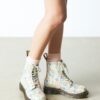 1460 Vonda Floral Reclaimed Leather Boots 1460 Vonda Floral Reclaimed Leather Boots